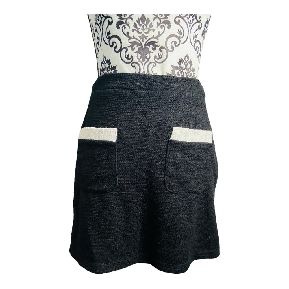 ZARA Tweed knit mini skirt